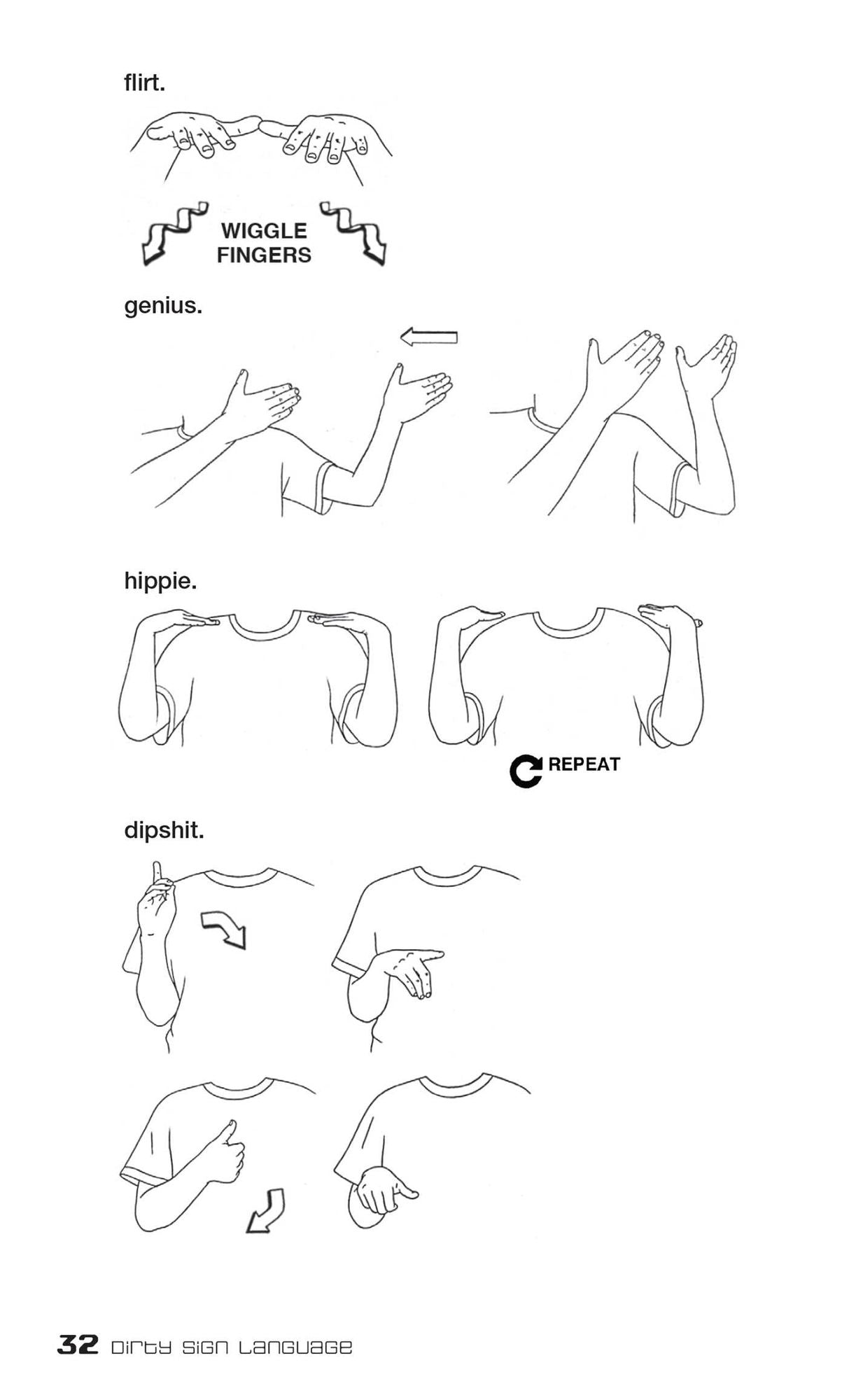 Dirty Sign Language: Everyday Slang from "What's Up?" to "F*%# Off!"