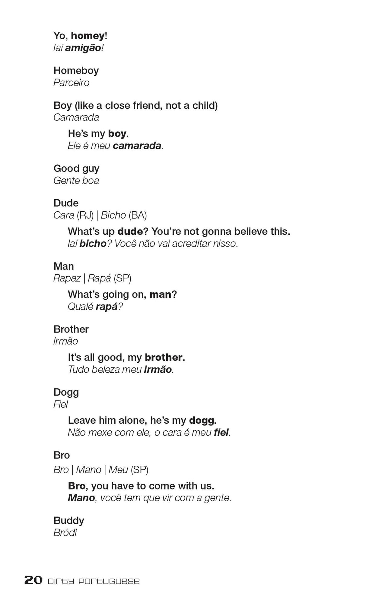 Dirty Portuguese: Everyday Slang from "What's Up?" to "F*%# Off!"