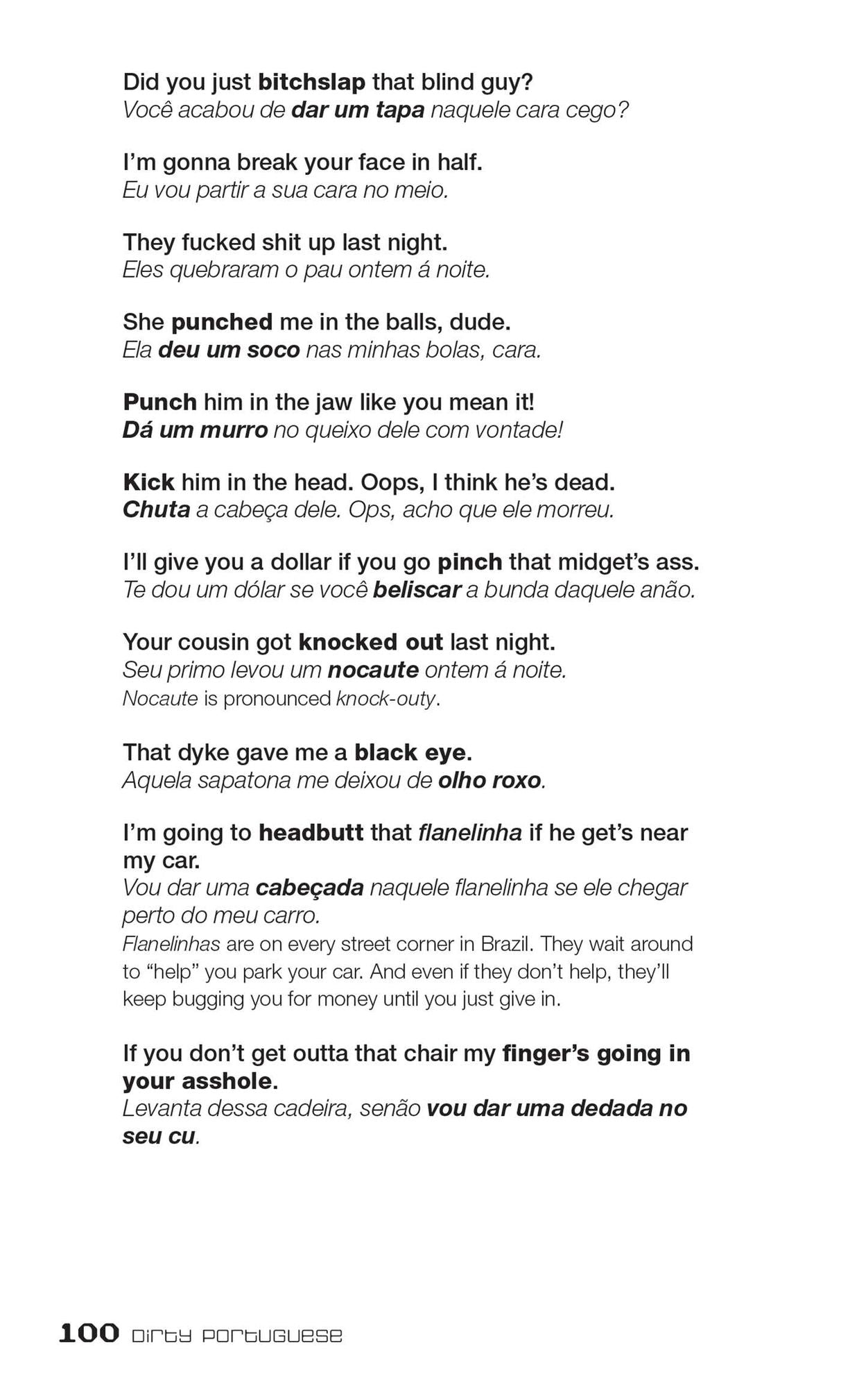 Dirty Portuguese: Everyday Slang from "What's Up?" to "F*%# Off!"