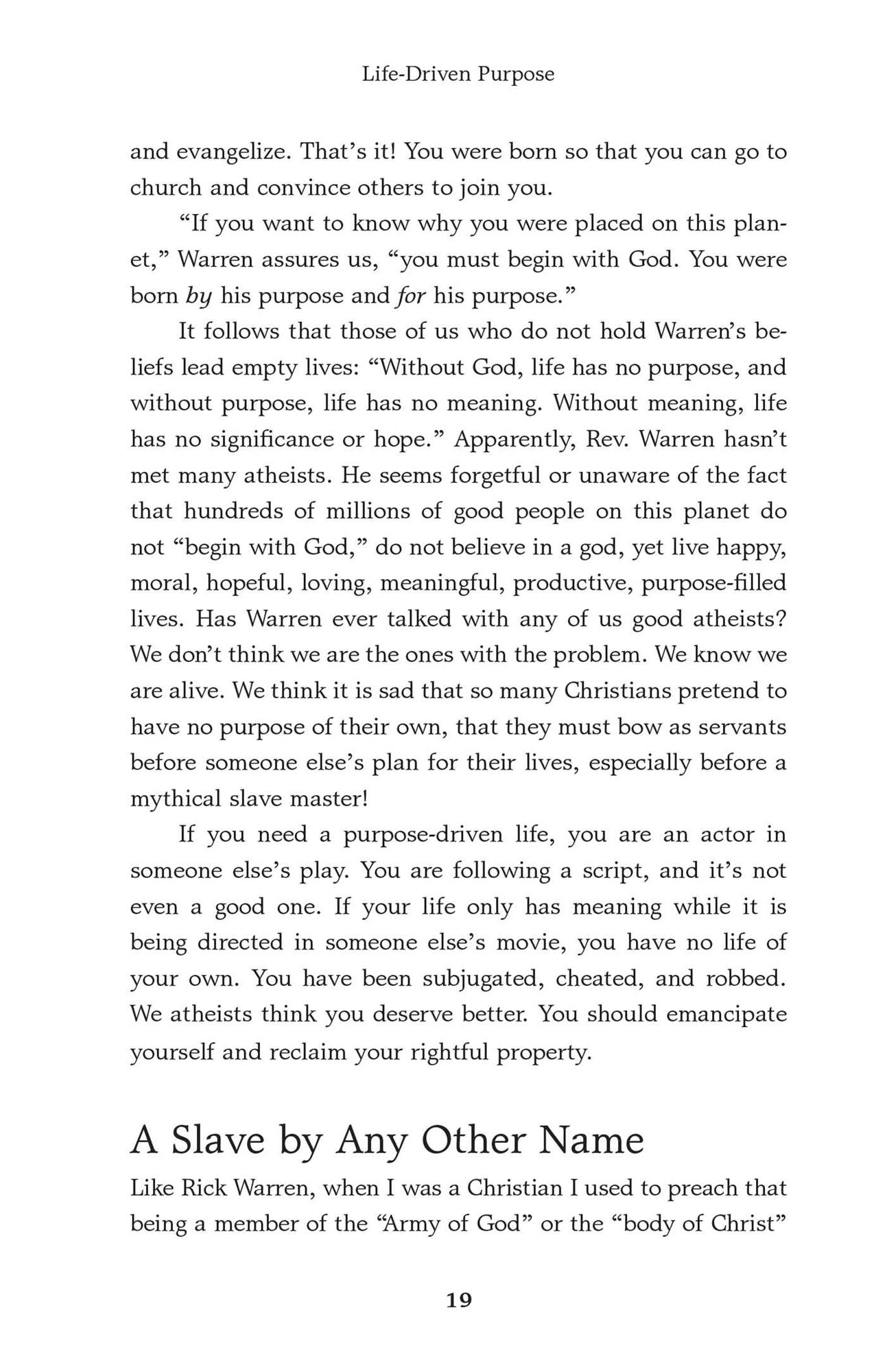 The Good Atheist: Living a Purpose-Filled Life Without God