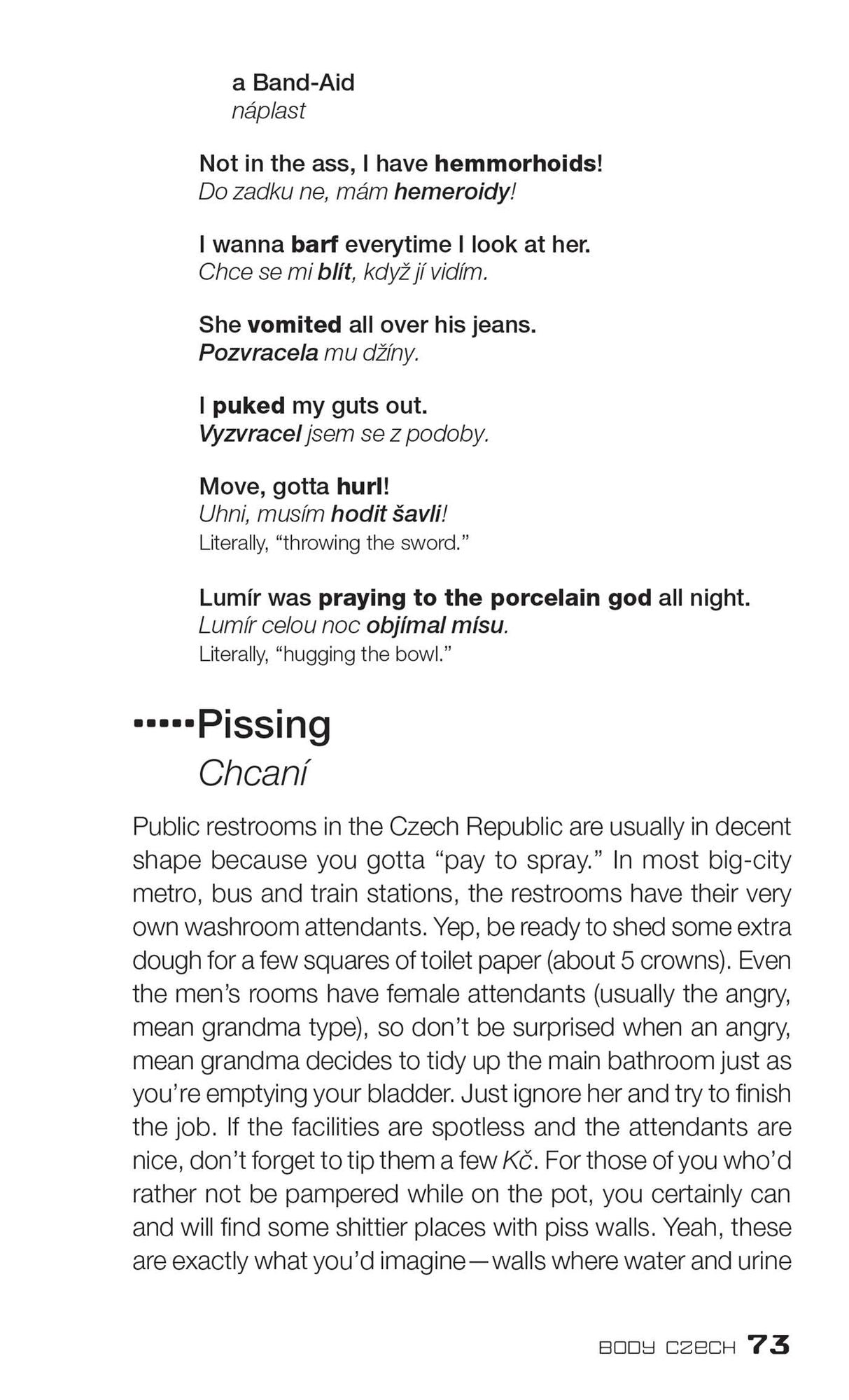 Dirty Czech: Everyday Slang from "What's Up?" to "F*%# Off!"