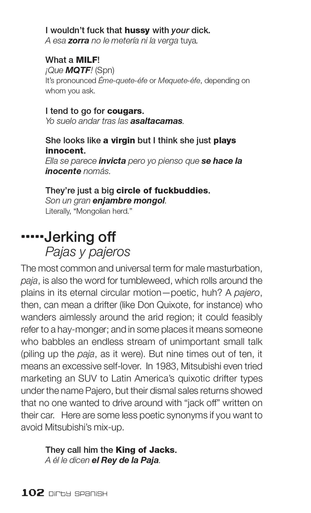 Dirty Spanish: Everyday Slang from "What's Up?" to "F*%# Off!"