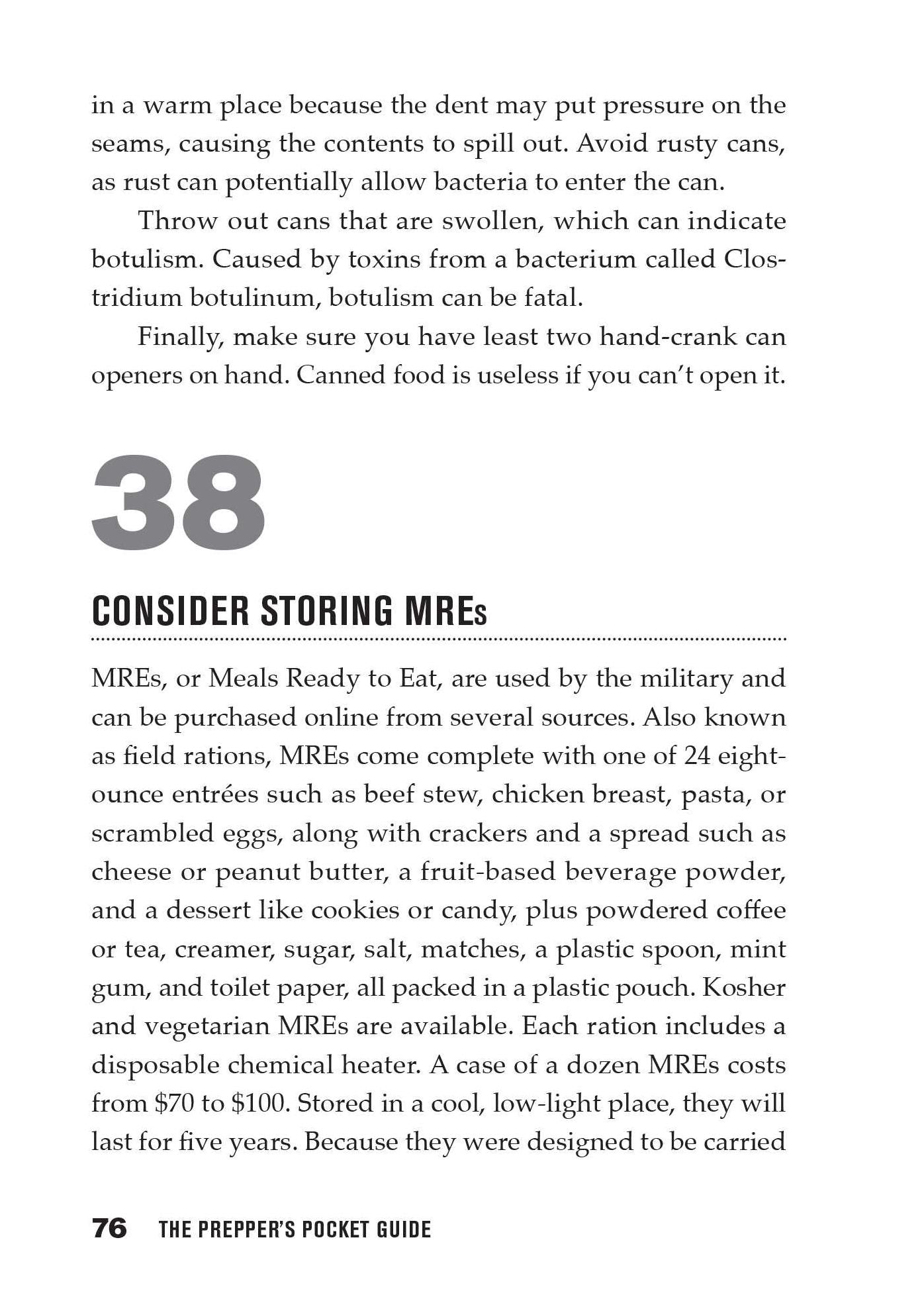 The Prepper's Pocket Guide: 101 Easy Things You Can Do to Ready Your Home for a Disaster