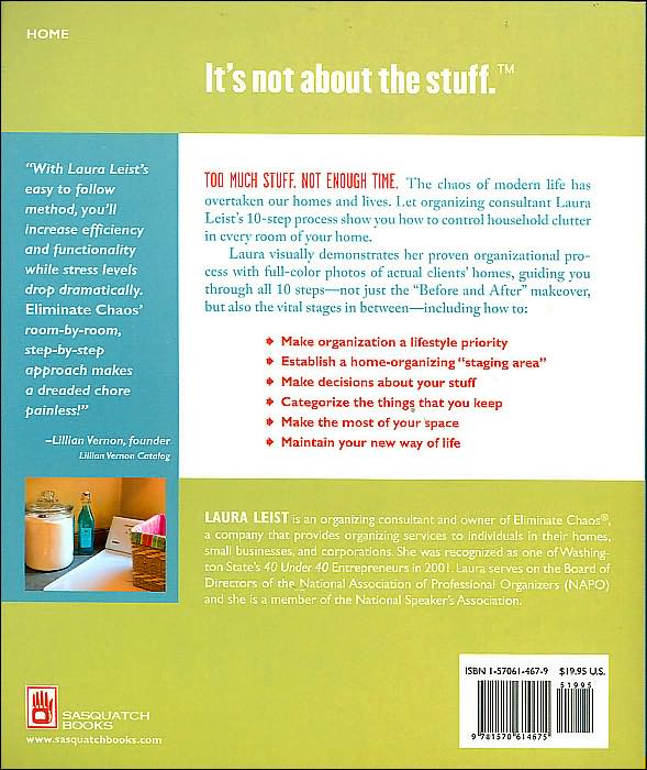 Eliminate Chaos: The 10-Step Process to Organize Your Home and Life