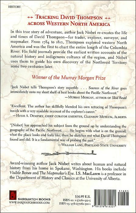 Sources of the River: Tracking David Thompson Across Western North America