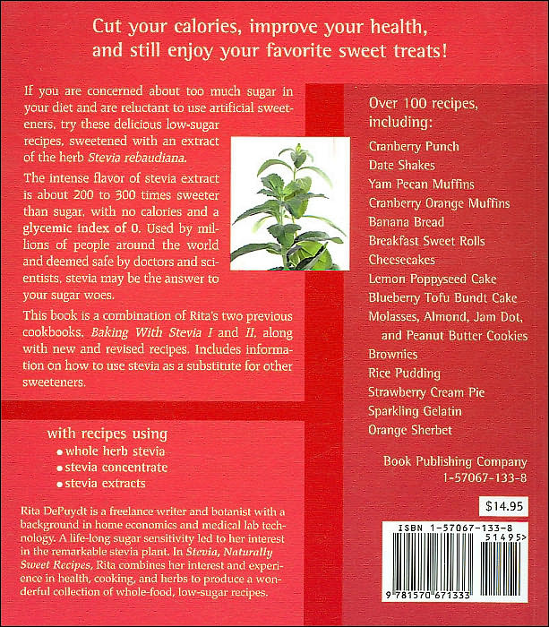 Stevia: Naturally Sweet Recipes for Desserts, Drinks, and More!