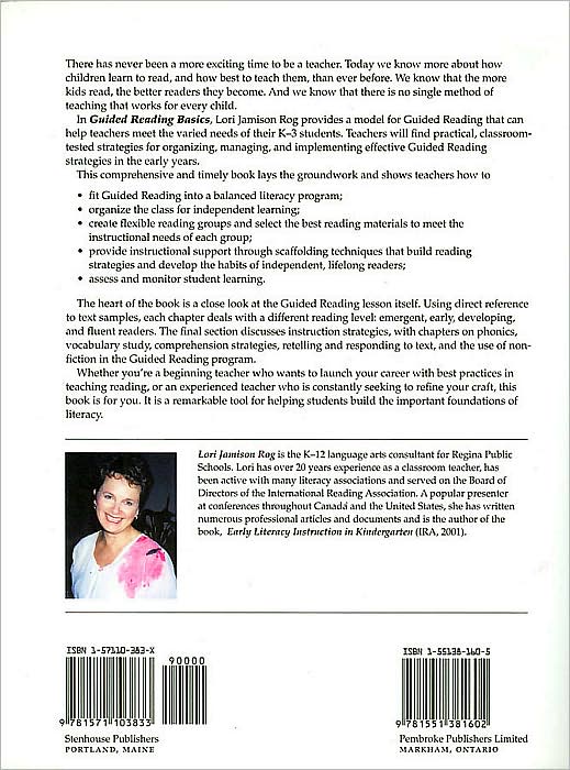 Guided Reading Basics: Organizing, Managing, and Implementing a Balanced Literacy Program in K-3