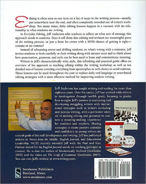 Everyday Editing: Inviting Students to Develop Skill and Craft in Writer's Workshop