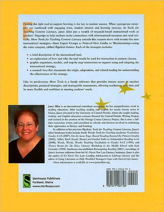 More Tools for Teaching Content Literacy