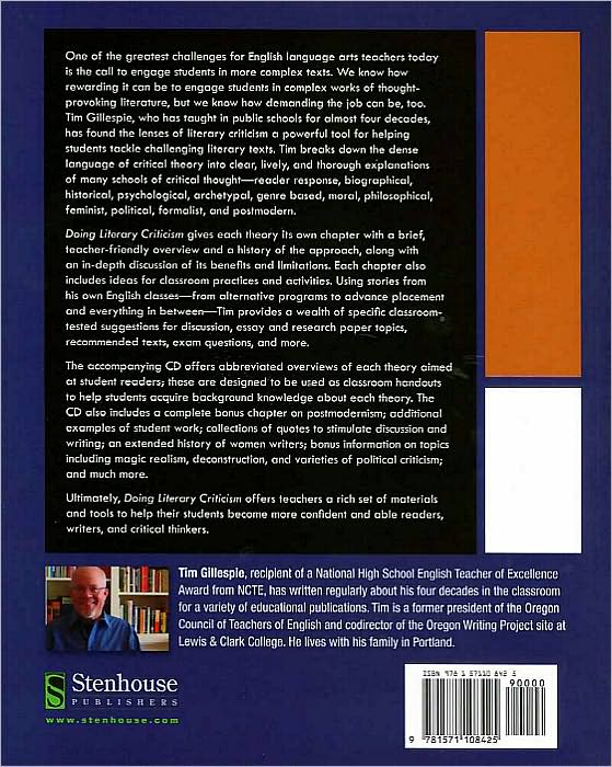 Doing Literary Criticism: The Cultivation of Thinkers in the Classroom