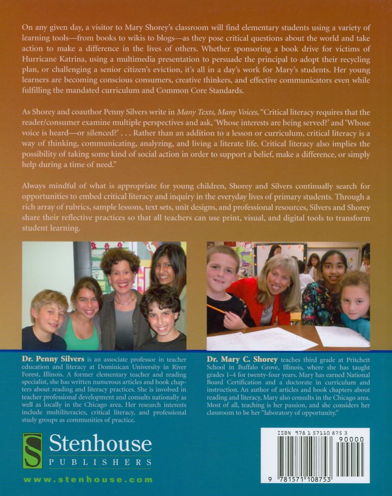 Many Texts, Many Voices: Teaching Literacy and Social Action to Young Learners in a Digital Age