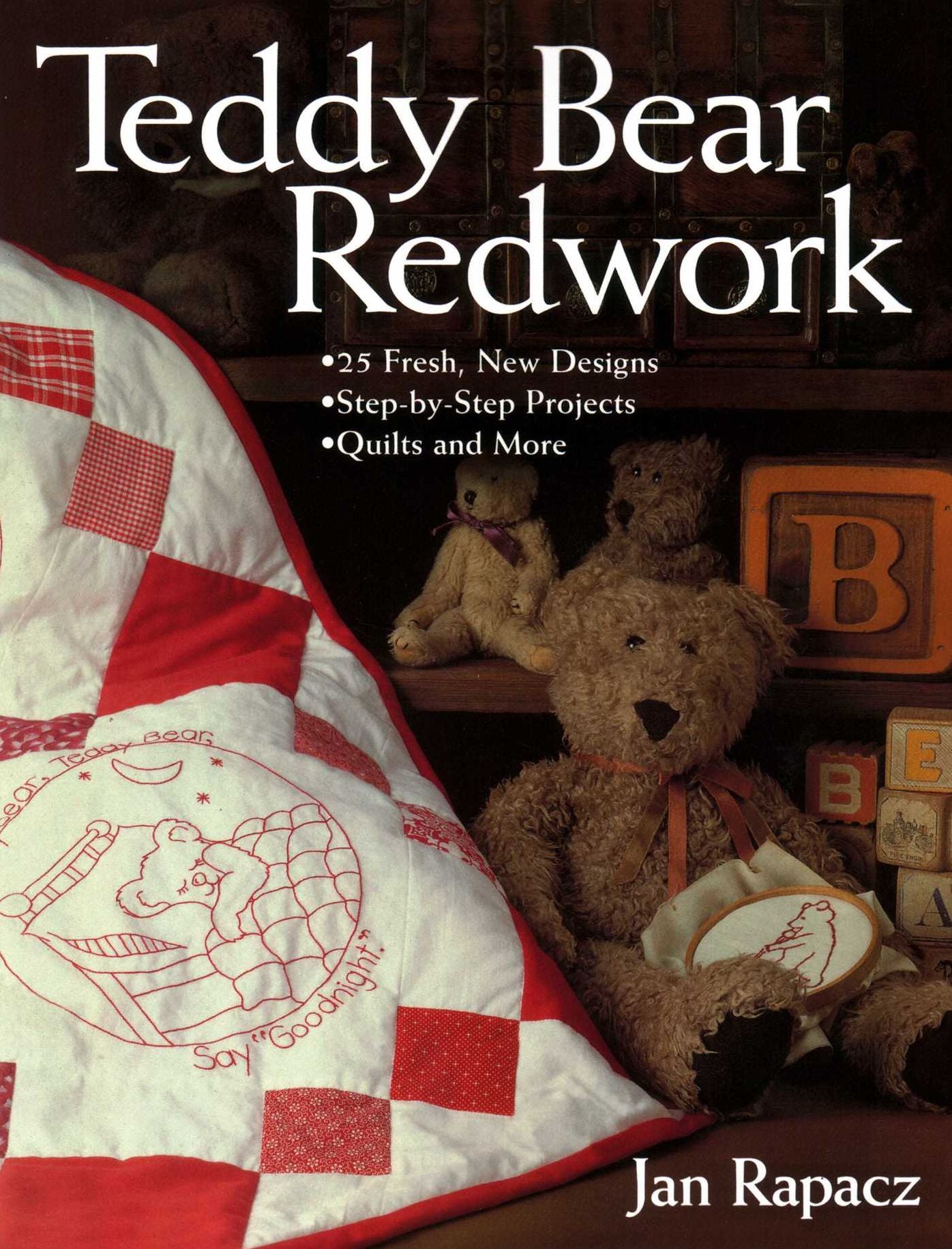 Teddy Bear Redwork - Print On Demand Edition