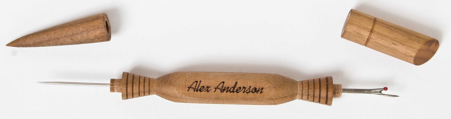 Alex Anderson's 4-in-1 Essential Sewing Tool: Includes Seam Ripper, Stiletto, Presser, and Turner
