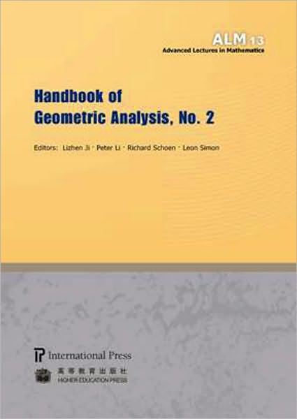Handbook of Geometric Analysis