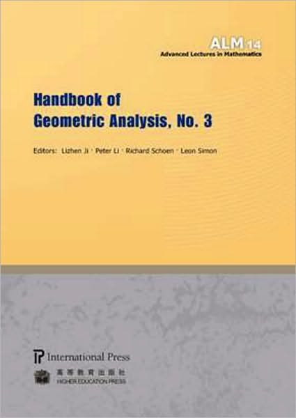 Handbook of Geometric Analysis