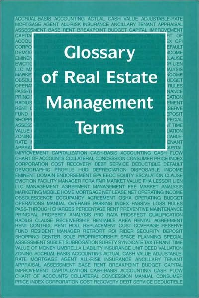 Glossary of Real Estate Management Terms