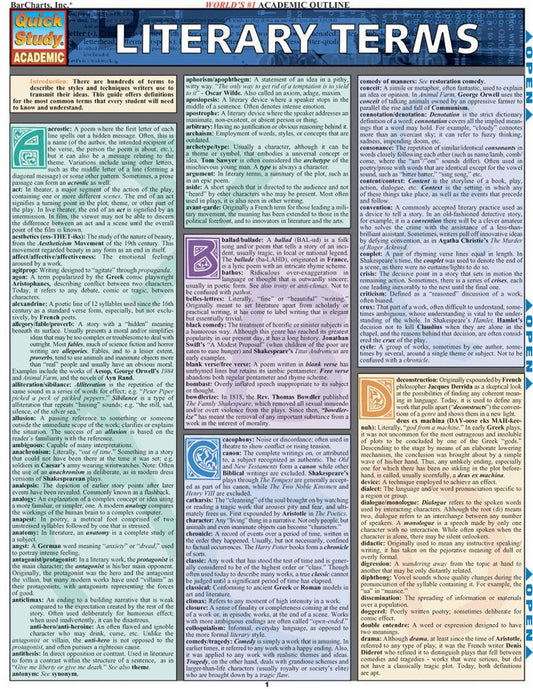 Literary Terms