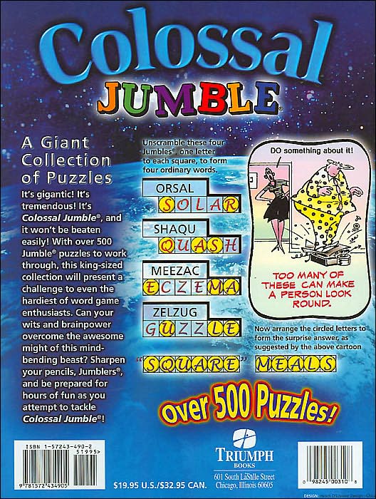 Colossal Jumble: A Giant Collection of Puzzlies