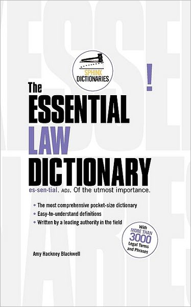 The Essential Law Dictionary