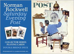 Norman Rockwell Saturday Evening Playing cards