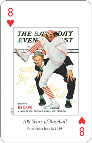 Norman Rockwell Saturday Evening Playing cards