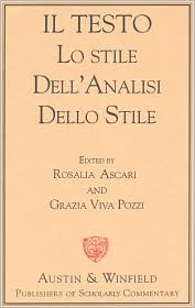 Il Testo: Lo Stile dell'analisi dello Stile