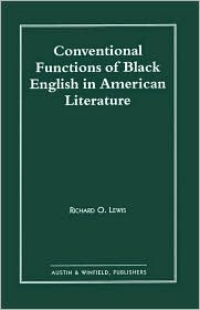 Conventional Functions of Black English in American Literature