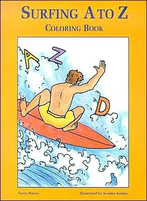 Surfing A to Z Coloring Book