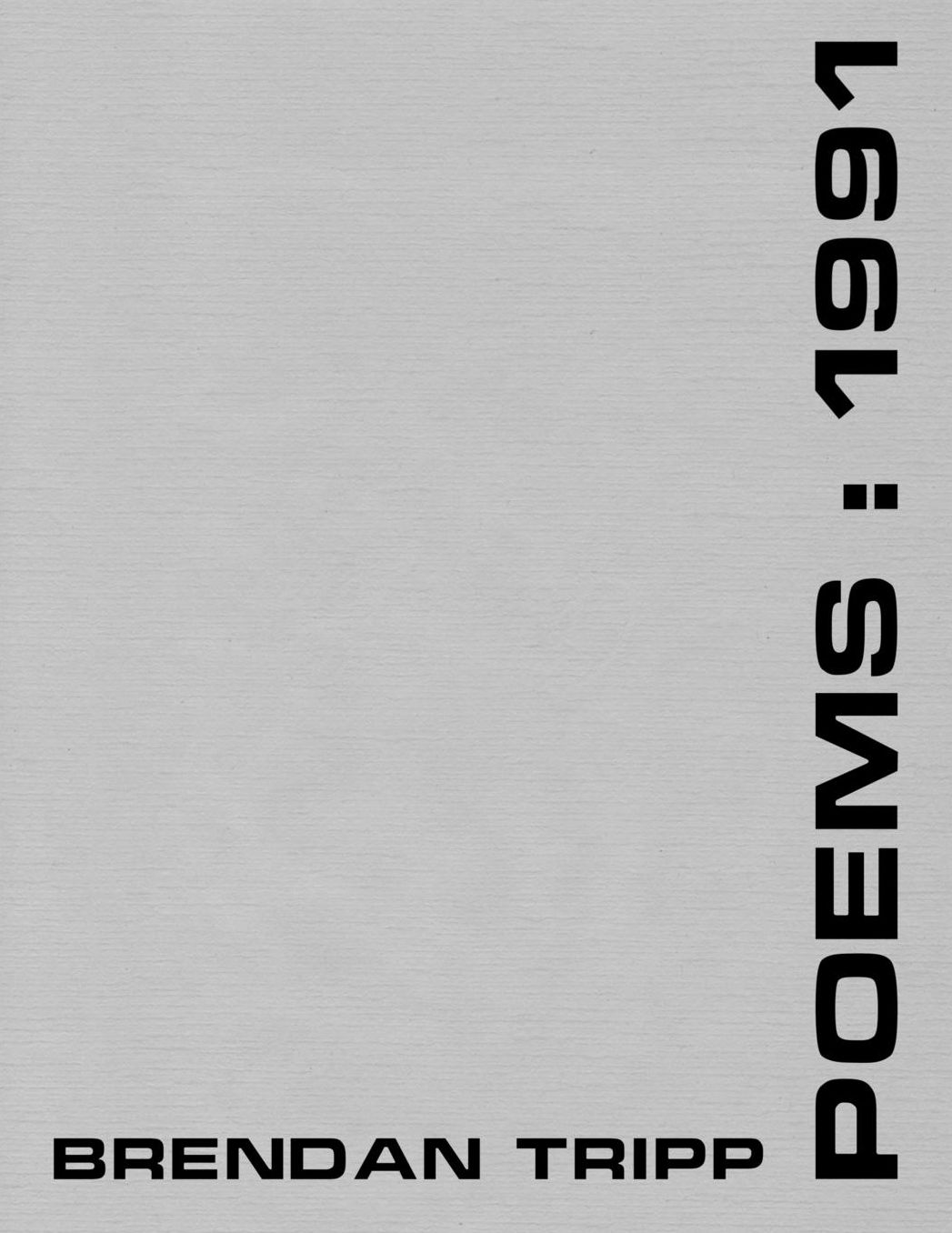 Poems, 1991
