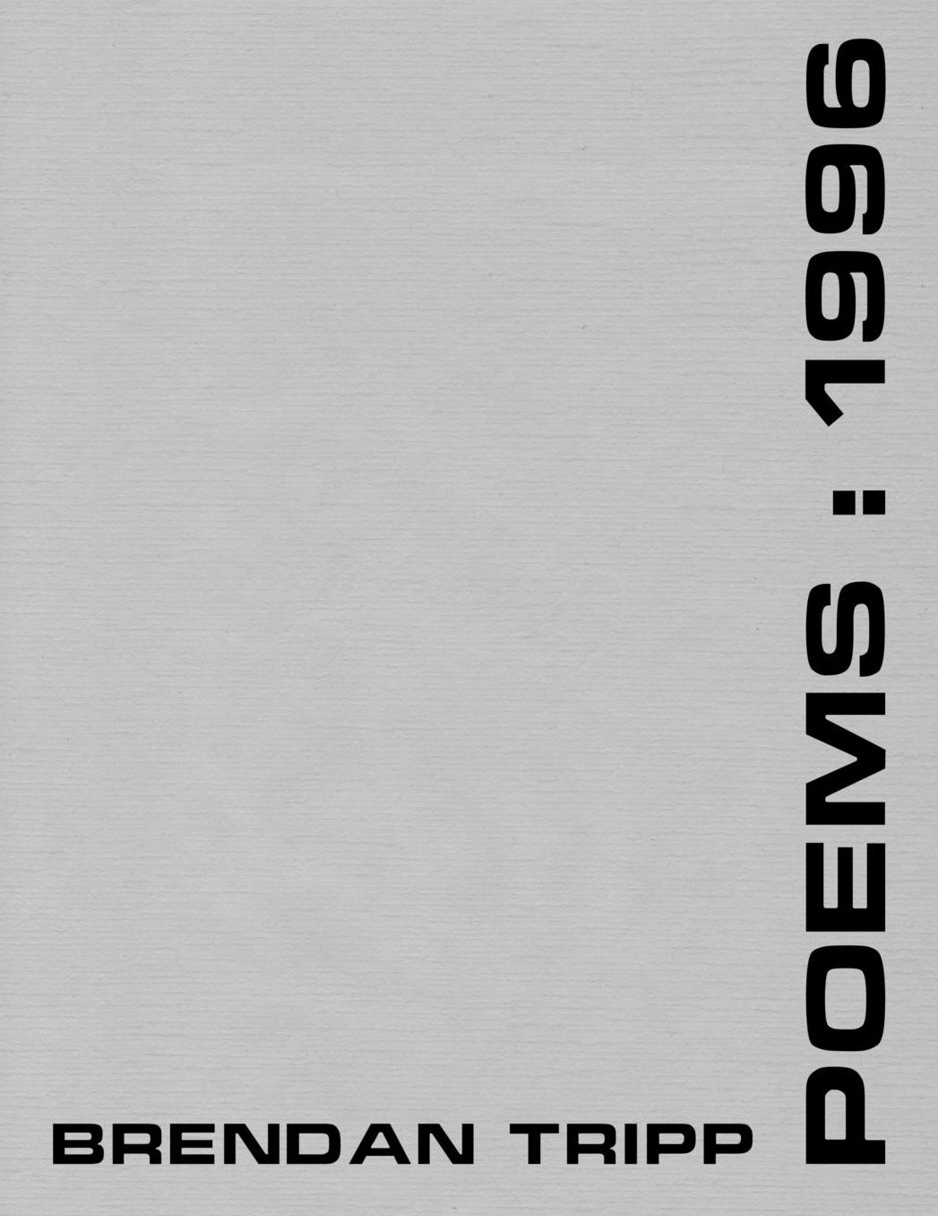 Poems: 1996