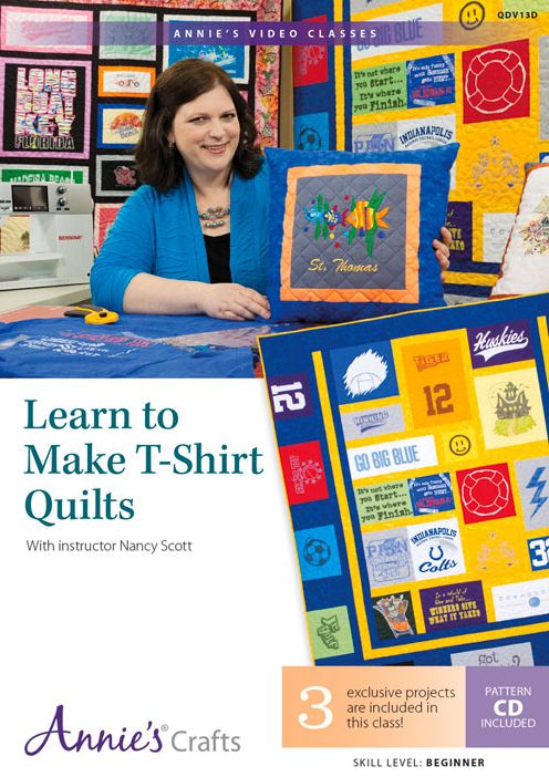 Learn to Make T-Shirt Quilts: With Instructor Nancy Scott