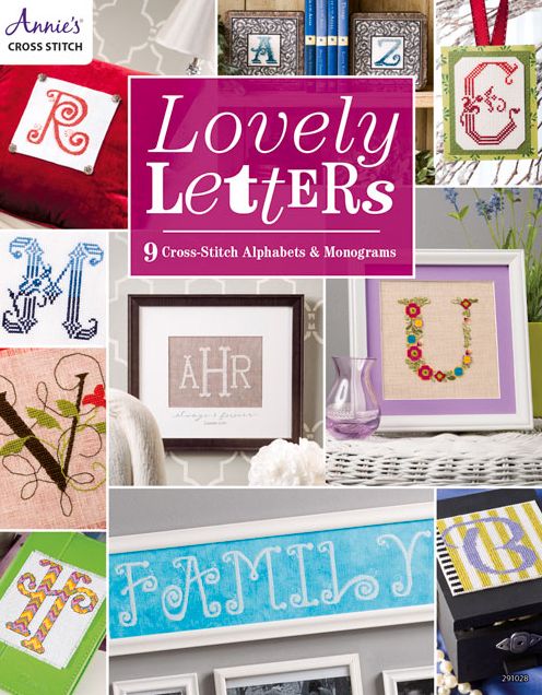 Lovely Letters: 9 Cross-Stitch Alphabets & Monograms