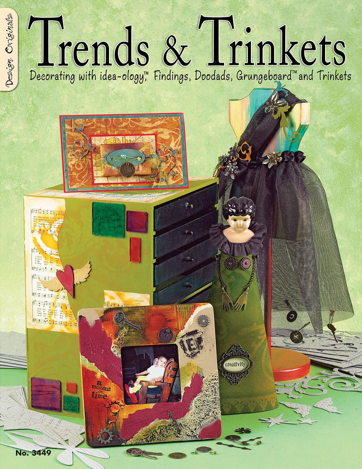 Trends And Trinkets: Decorating with idea-ology Findings, Doodads, Grungeboard and Trinkets