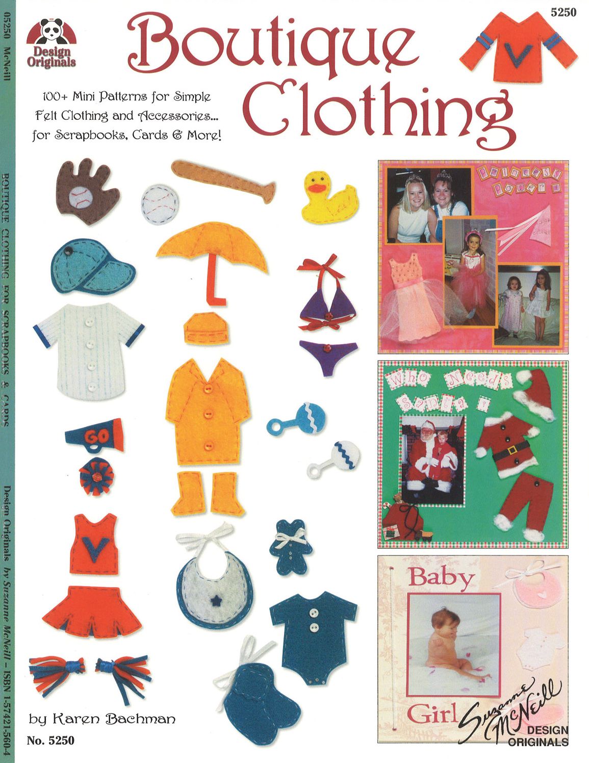 Boutique Clothing L: 1+ Mini Patterns for Simple Felt Clothing andAccessories for Scrapbooks Cards and more