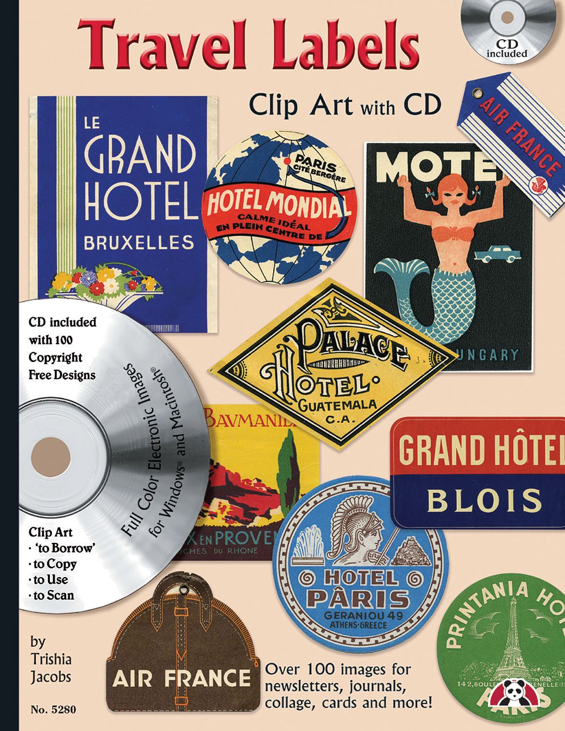 Travel Labels With Cd: Over 1 Images for Newsletters Journals Collage Cards and More