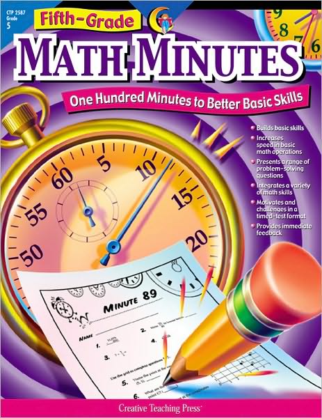 Fifth-Grade Math Minutes: One Hundred Minutes to Better Basic Skills