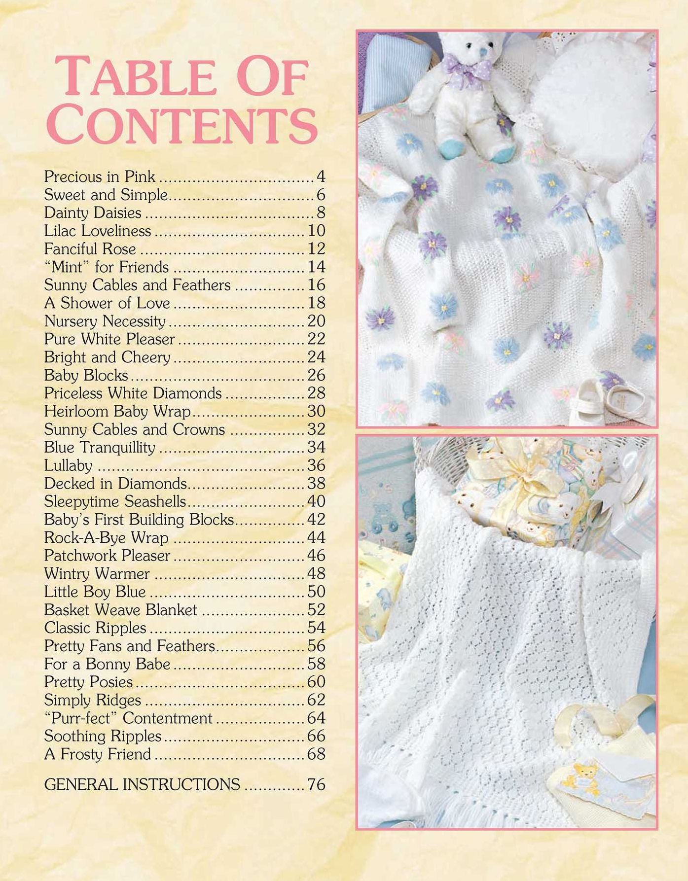 Our Best Knit Baby Afghans