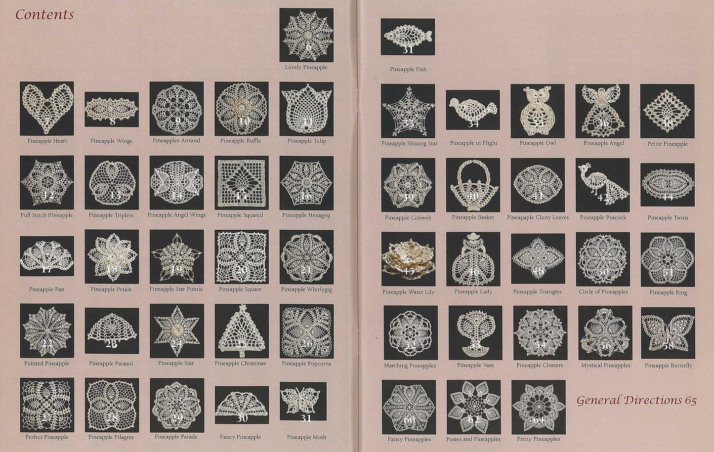 50 Fabulous Pineapple Motifs to Crochet (Leisure Arts #4864)