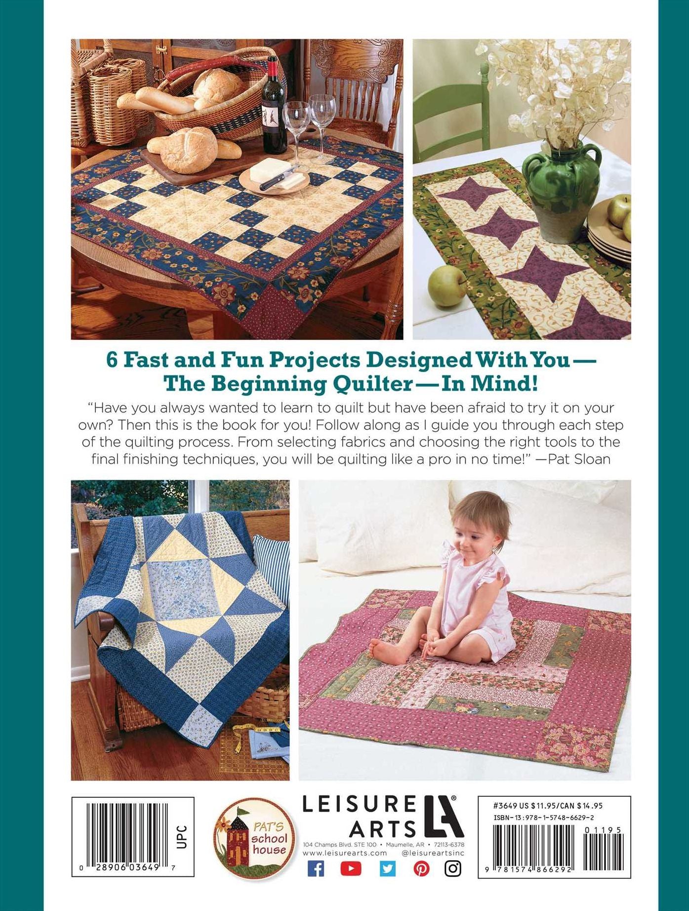 Pat Sloan's I Can't Believe I'm Quilting (Leisure Arts #3649)
