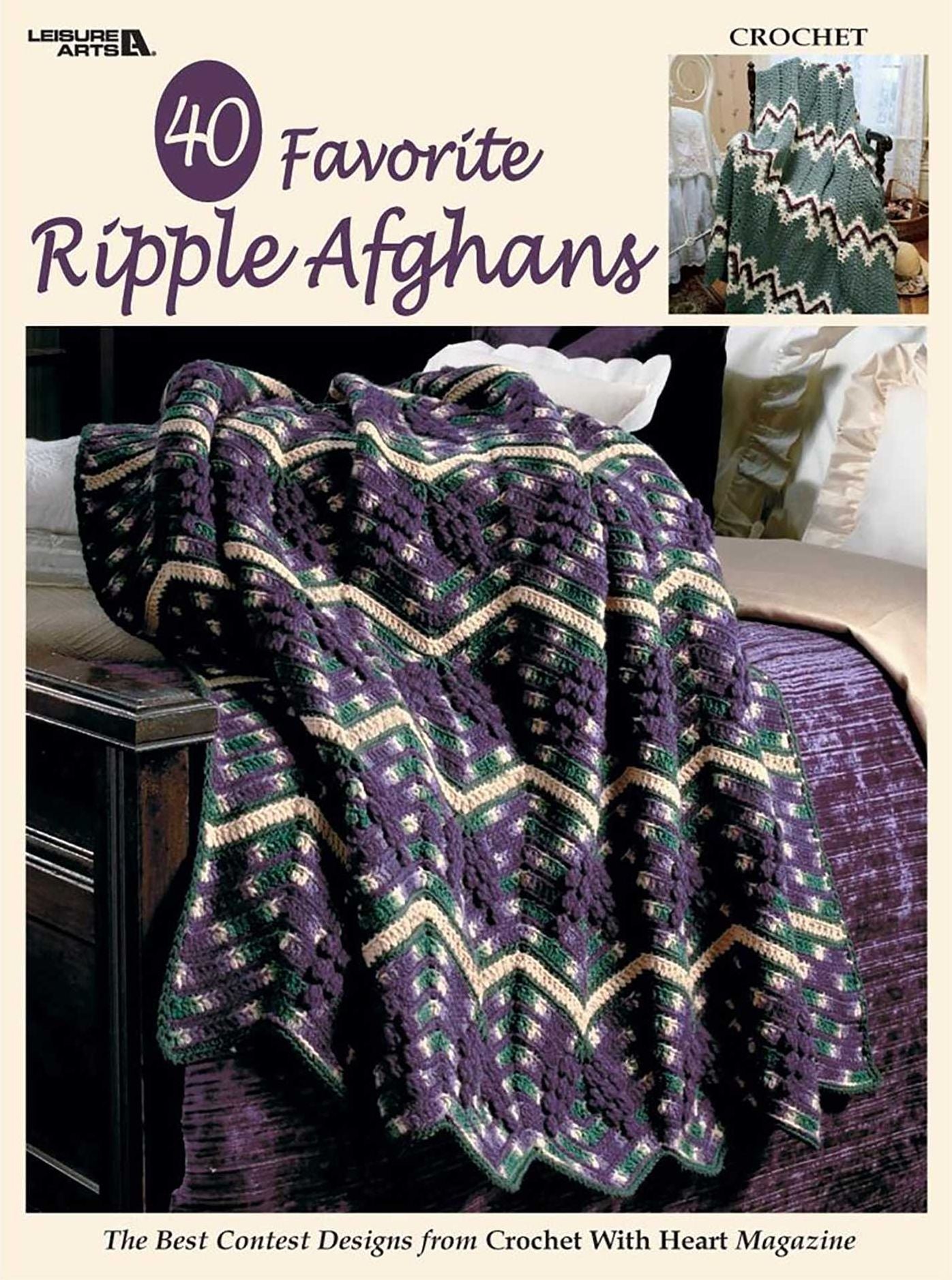 40 Favorite Ripple Afghans (Leisure Arts #3338)