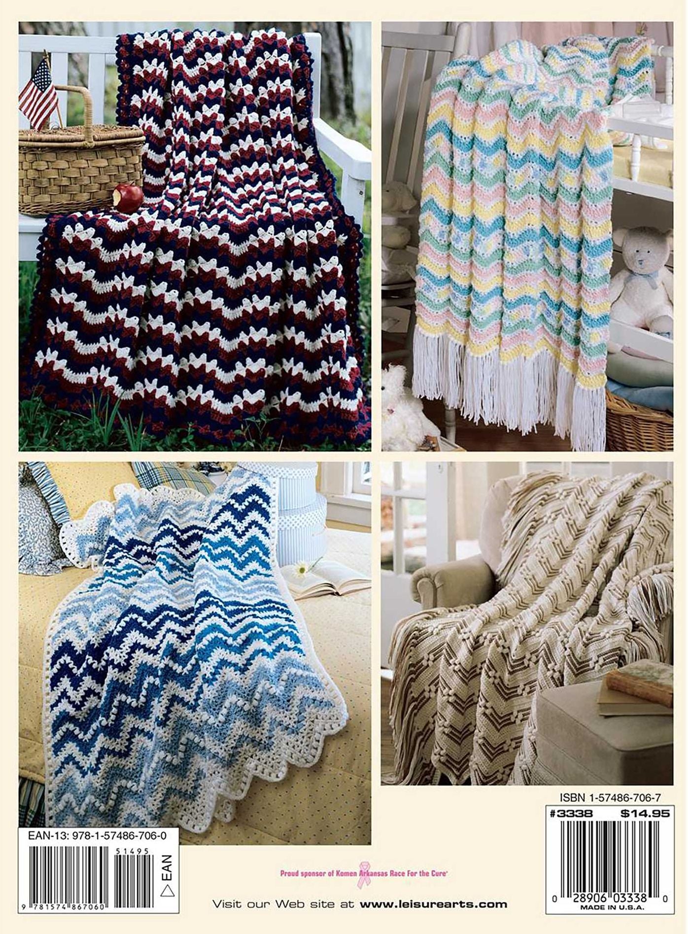 40 Favorite Ripple Afghans (Leisure Arts #3338)