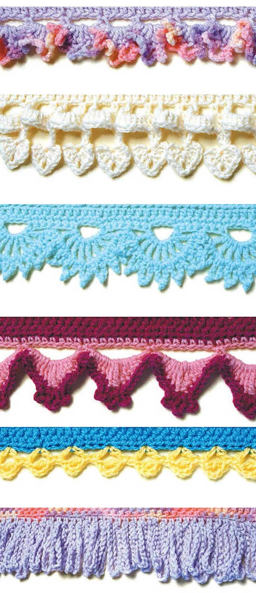 50 Crocheted Afghan Borders