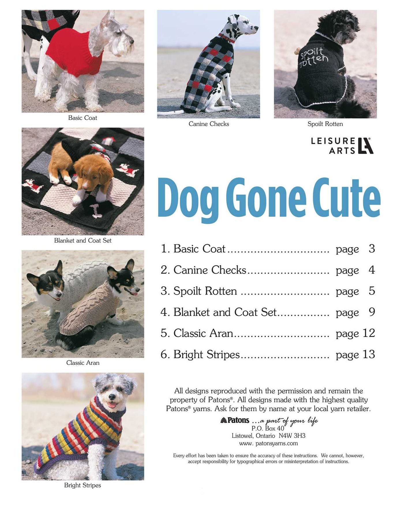 Dog Gone Cute (Leisure Arts #3318)