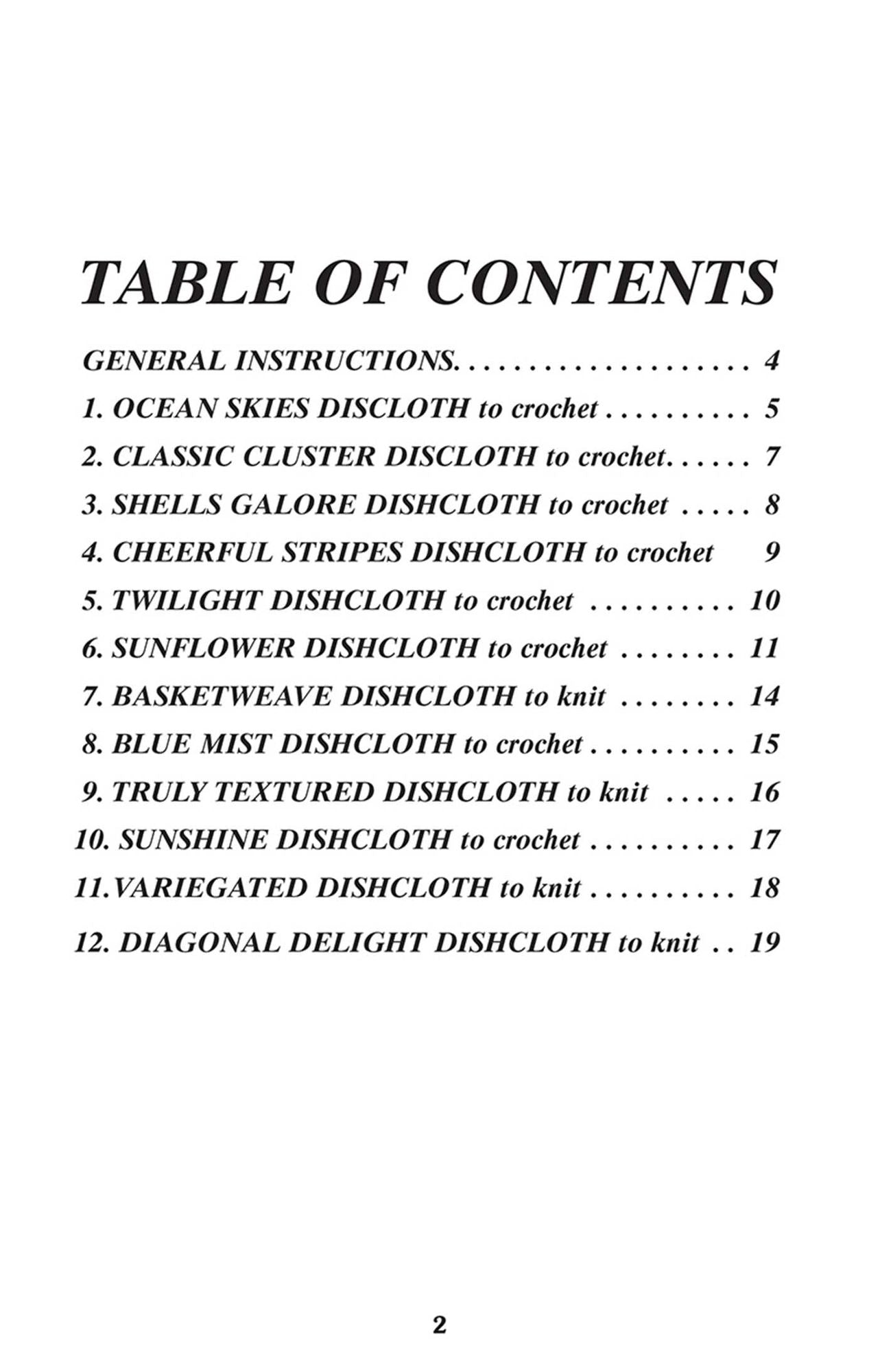 Dishcloths by the Dozen (Leisure Arts #75000)