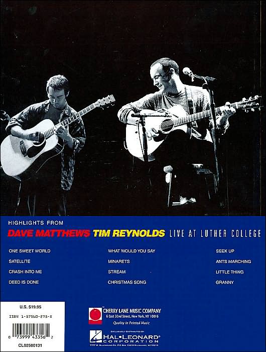 Highlights from Dave Matthews/Tim Reynolds: Live at Luther College (Play It Like It Is Series)