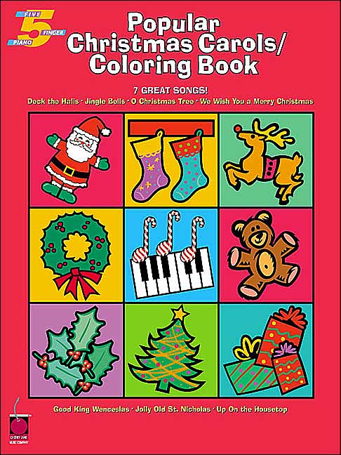 Popular Christmas Carols Coloring Book