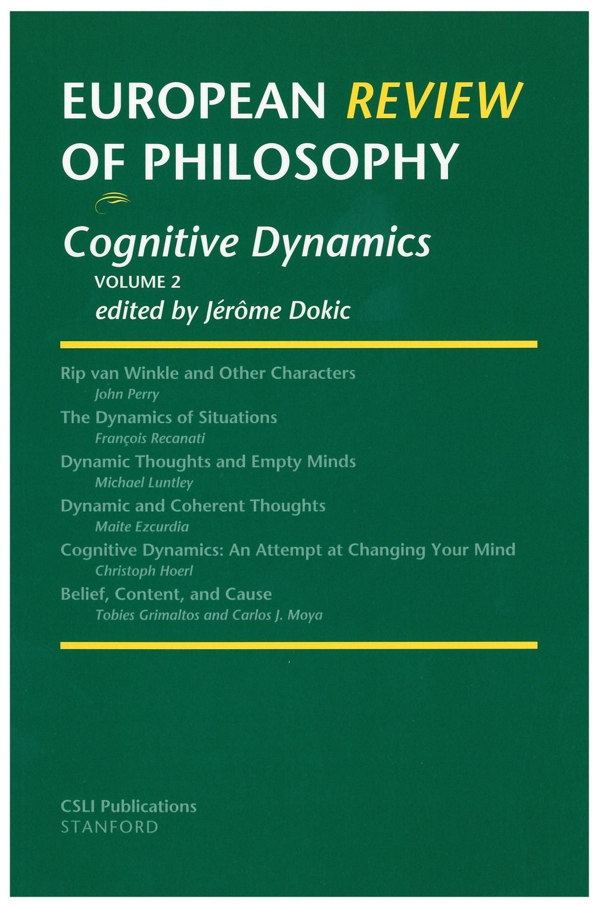 Cognitive Dynamics