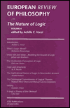 European Review of Philosophy: The Nature of Logic