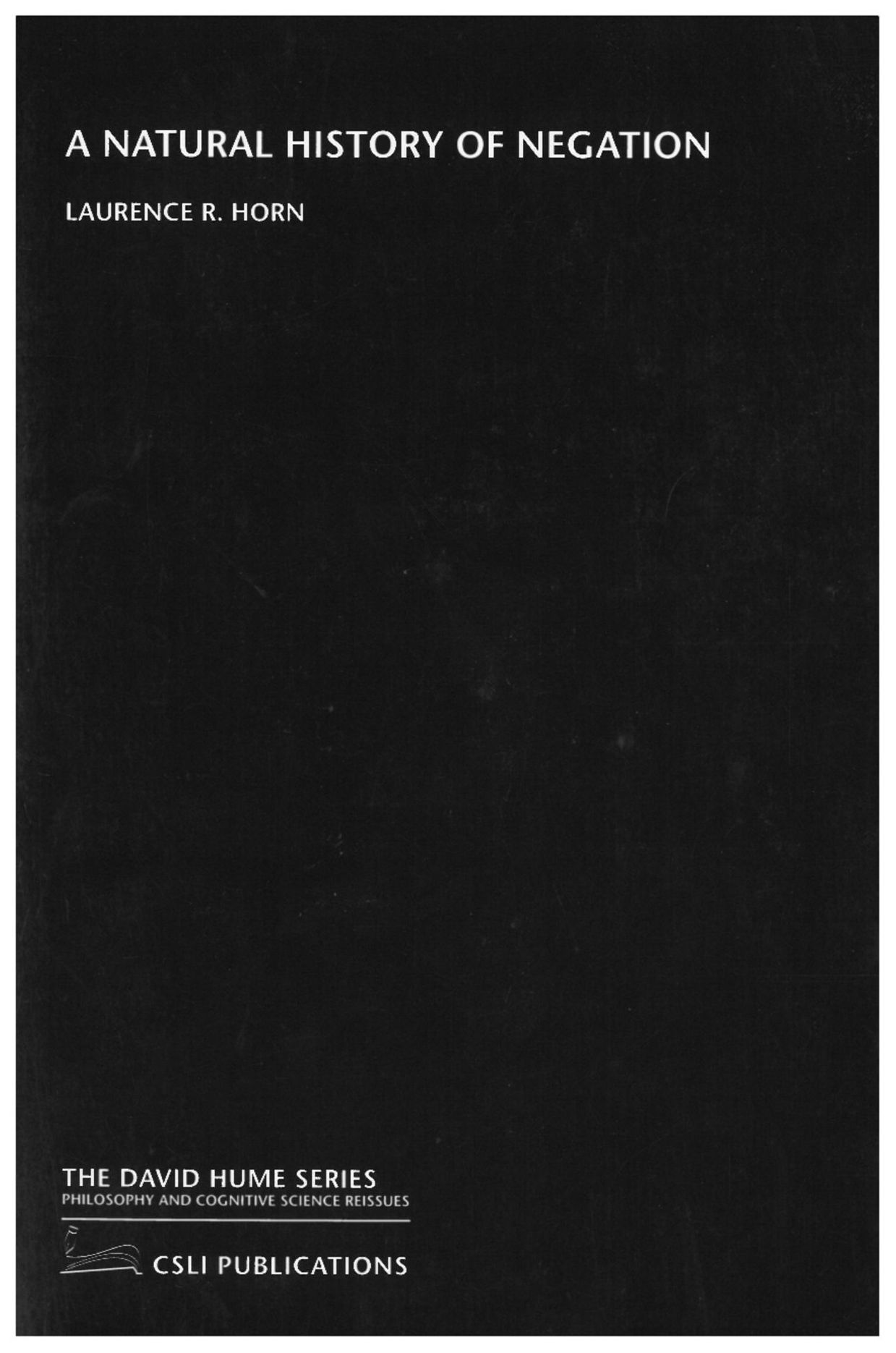 Natural History of Negation