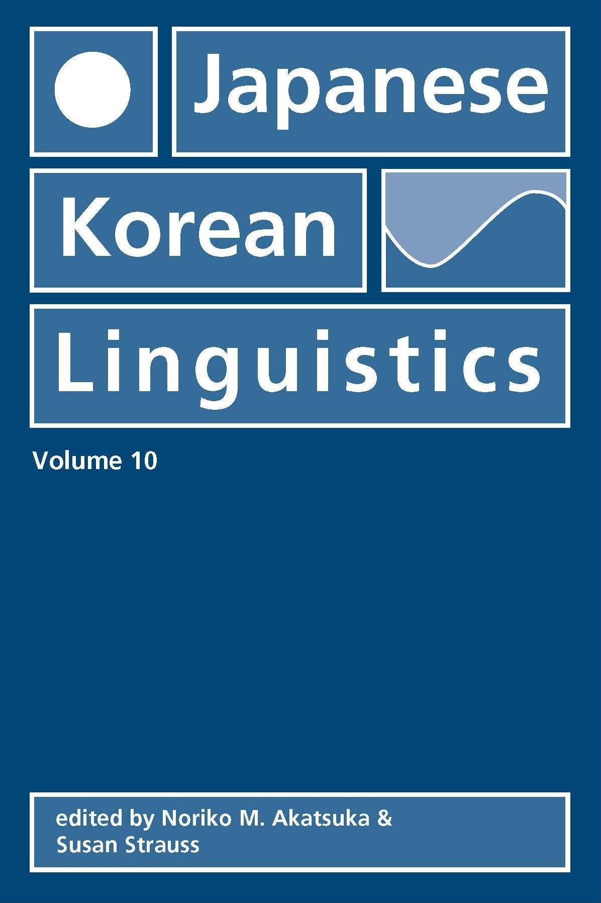 Japanese/Korean Linguistics